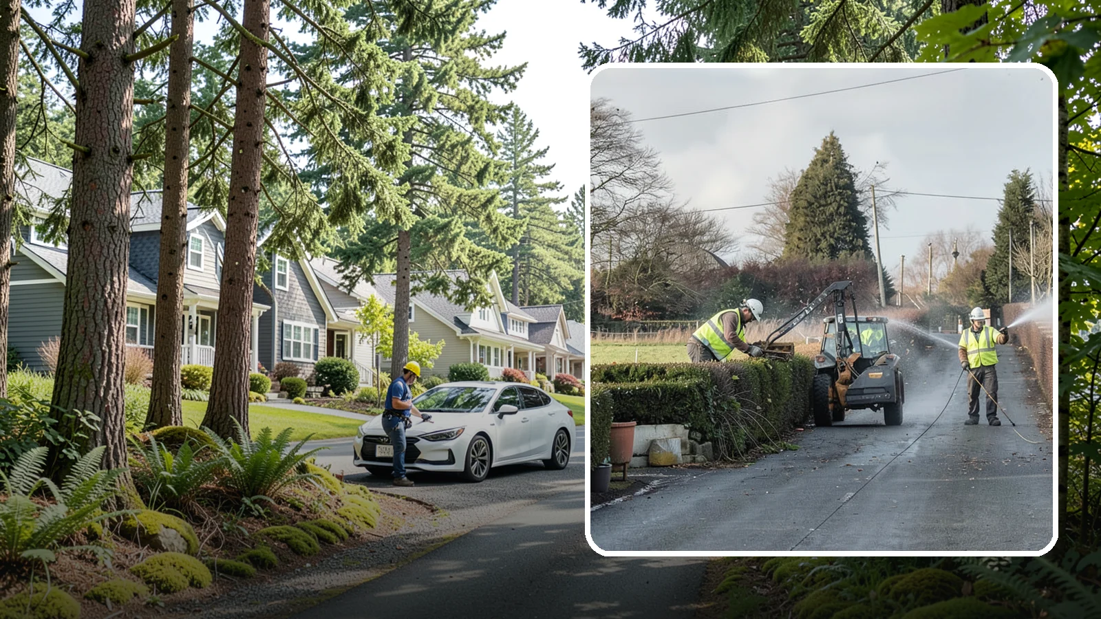 Hedge Trimming in Normandy Park, King County, WA - Precise hedge trimming that maintains clean lines, healthy density, and clear sightlines on public property.