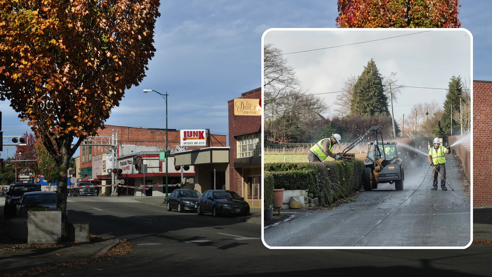 Hedge Trimming in Puyallup, Pierce County, WA - Precise hedge trimming that maintains clean lines, healthy density, and clear sightlines on public property.