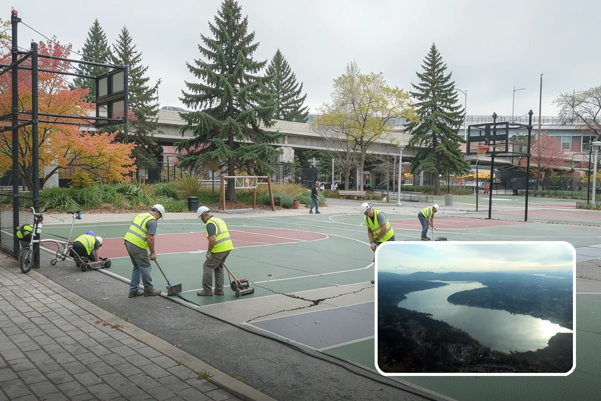 Hedge Trimming in Sammamish, King County, WA - Clean, uniform hedge lines at prominent locations
