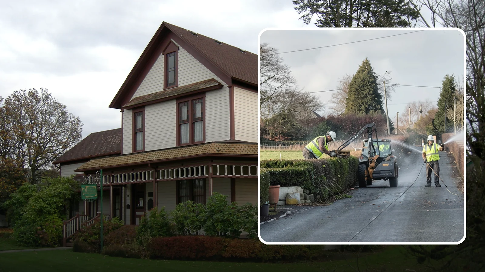 Hedge Trimming in Sumner, Pierce County, WA - Precise hedge trimming that maintains clean lines, healthy density, and clear sightlines on public property.