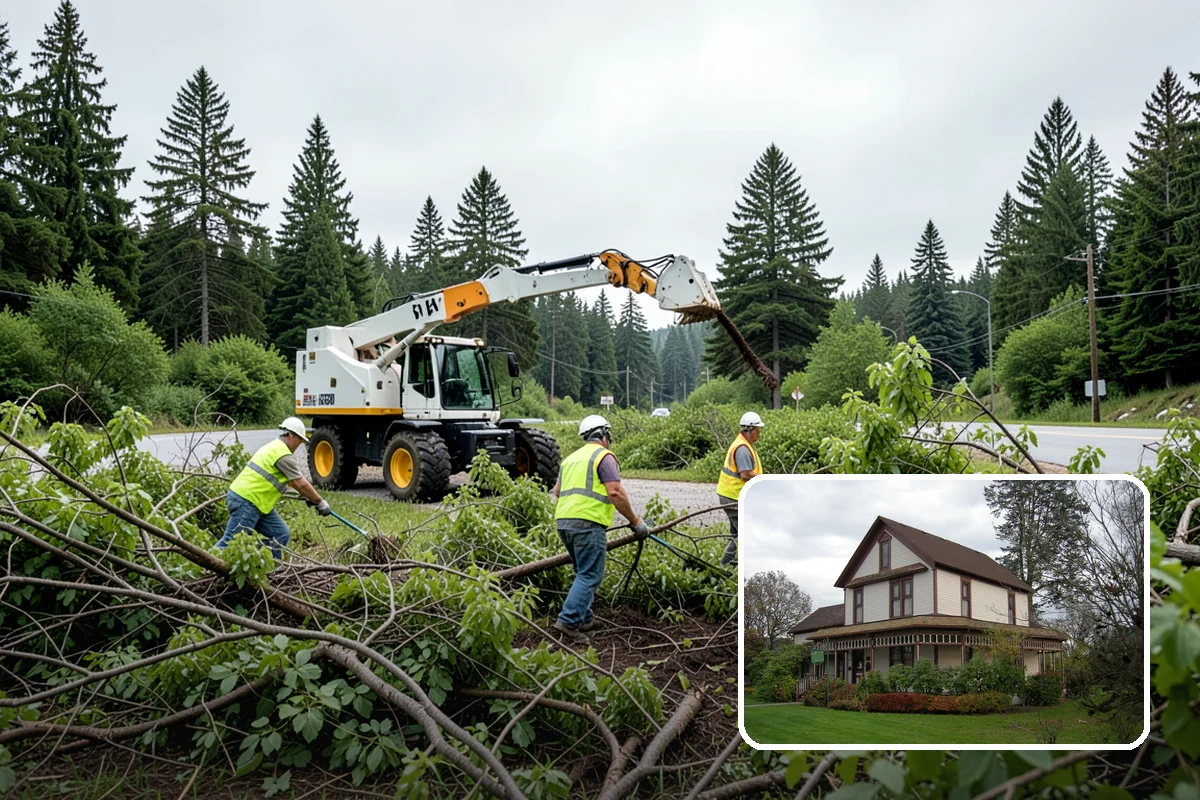 Hedge Trimming in Sumner, Pierce County, WA - Clean, uniform hedge lines at prominent locations