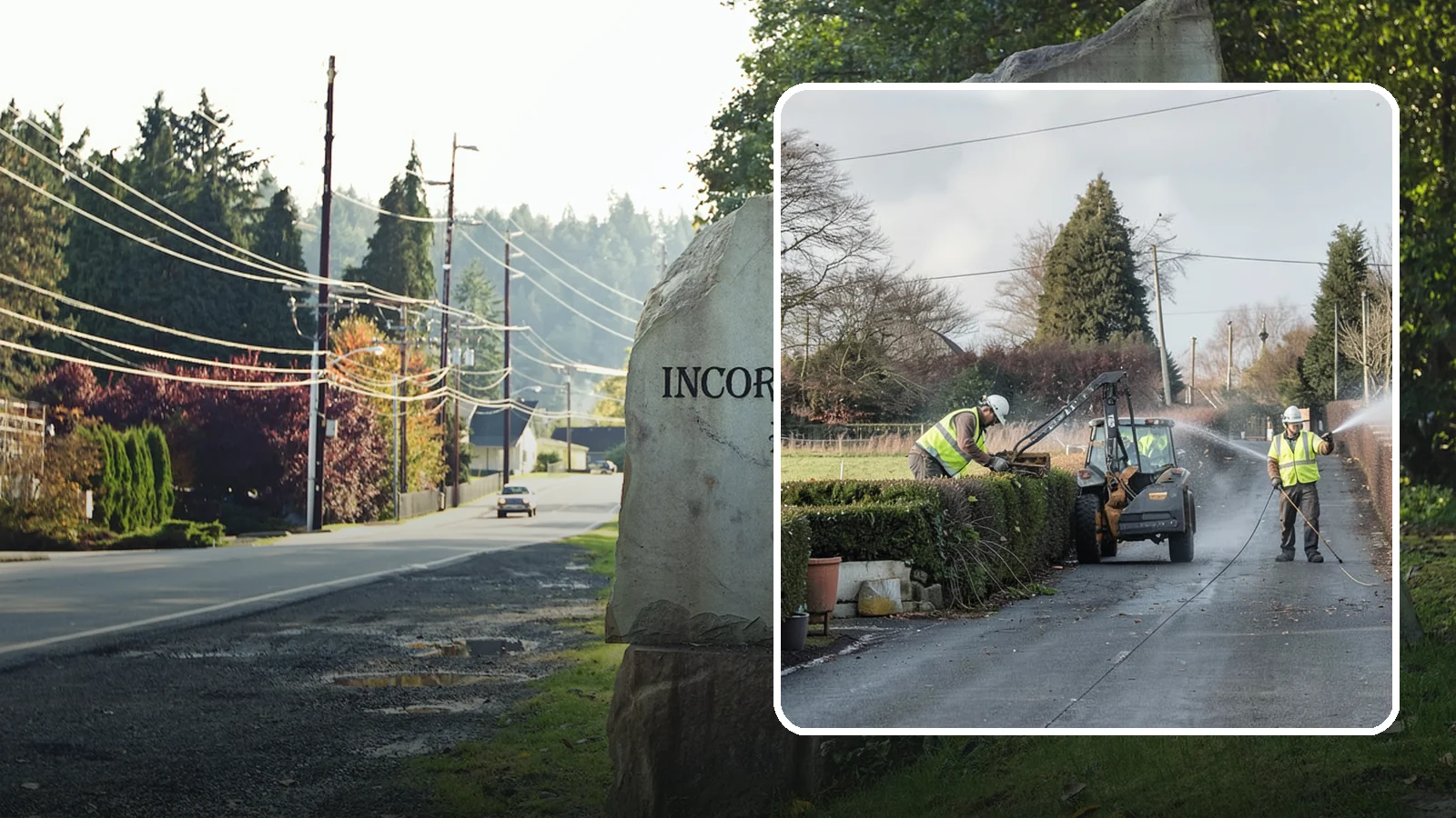 Hedge Trimming in Wilkeson, Pierce County, WA - Precise hedge trimming that maintains clean lines, healthy density, and clear sightlines on public property.