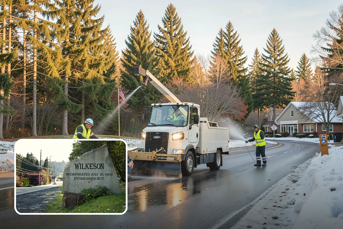 Hedge Trimming in Wilkeson, Pierce County, WA - Clean, uniform hedge lines at prominent locations
