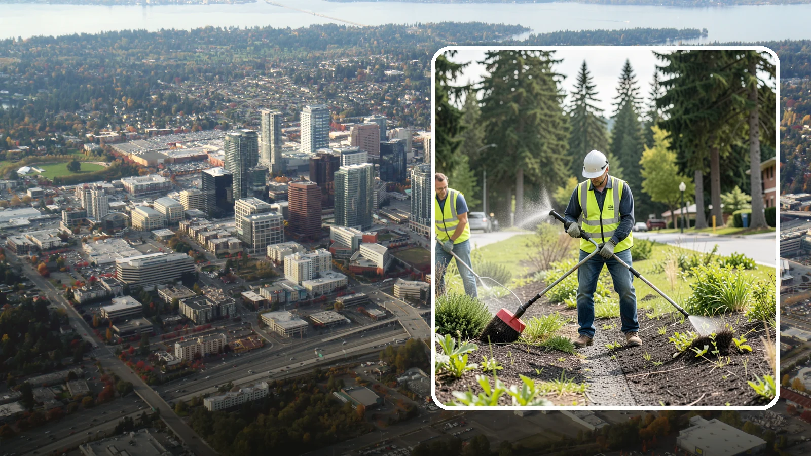 Herbicide Application in Bellevue, King County, WA - Licensed, record-kept herbicide application for public grounds, hardscape, and planting beds under a documented integrated...