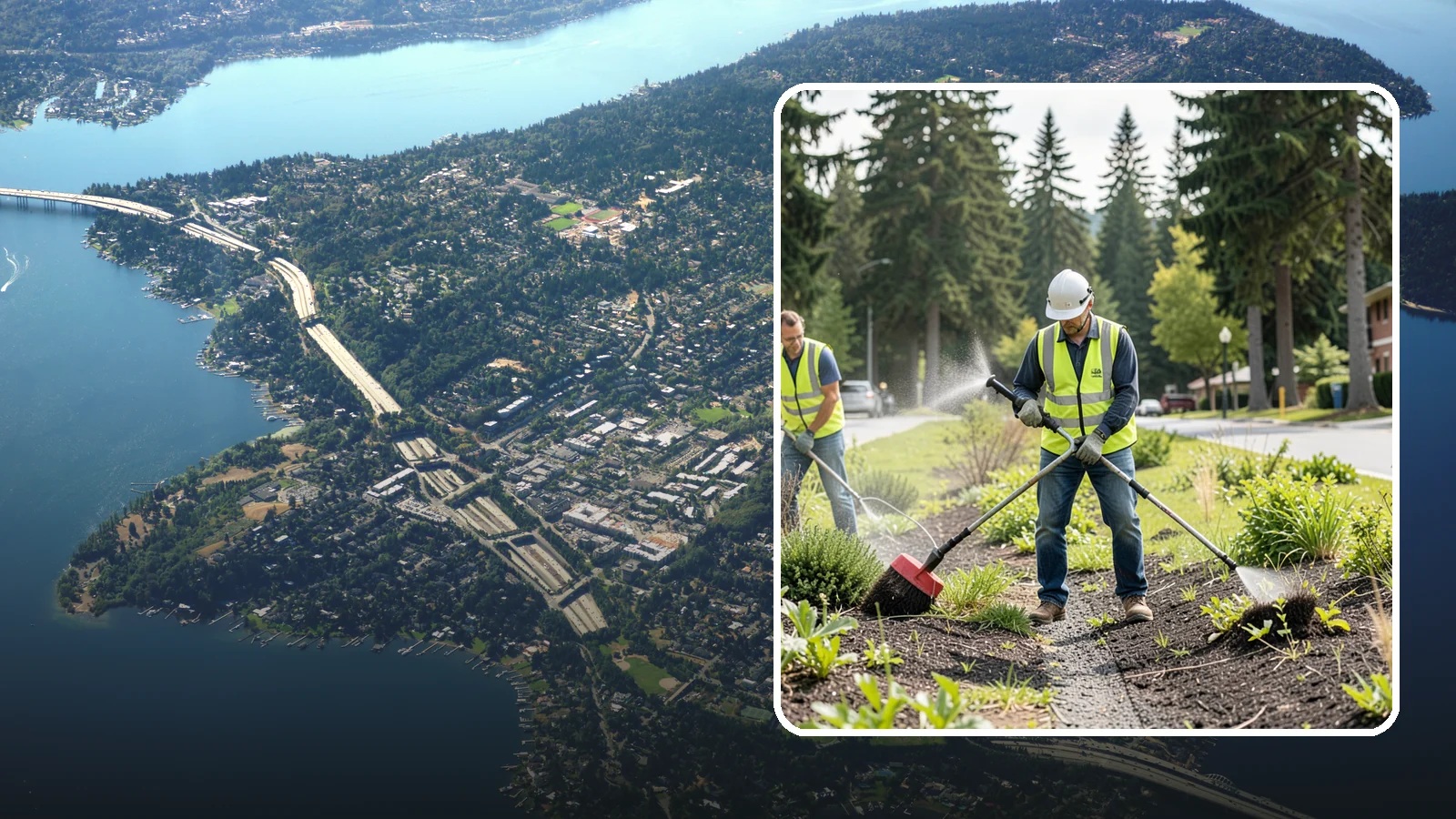 Herbicide Application in Mercer Island, King County, WA - Licensed, record-kept herbicide application for public grounds, hardscape, and planting beds under a documented integrated...