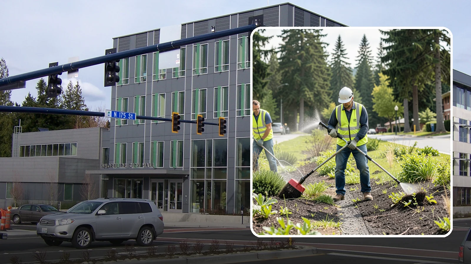 Herbicide Application in Shoreline, King County, WA - Licensed, record-kept herbicide application for public grounds, hardscape, and planting beds under a documented integrated...