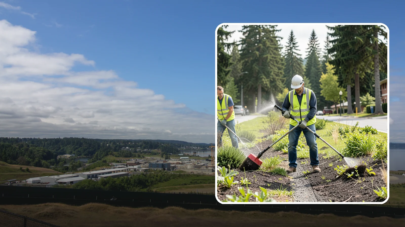 Herbicide Application in University Place, Pierce County, WA - Licensed, record-kept herbicide application for public grounds, hardscape, and planting beds under a documented integrated...