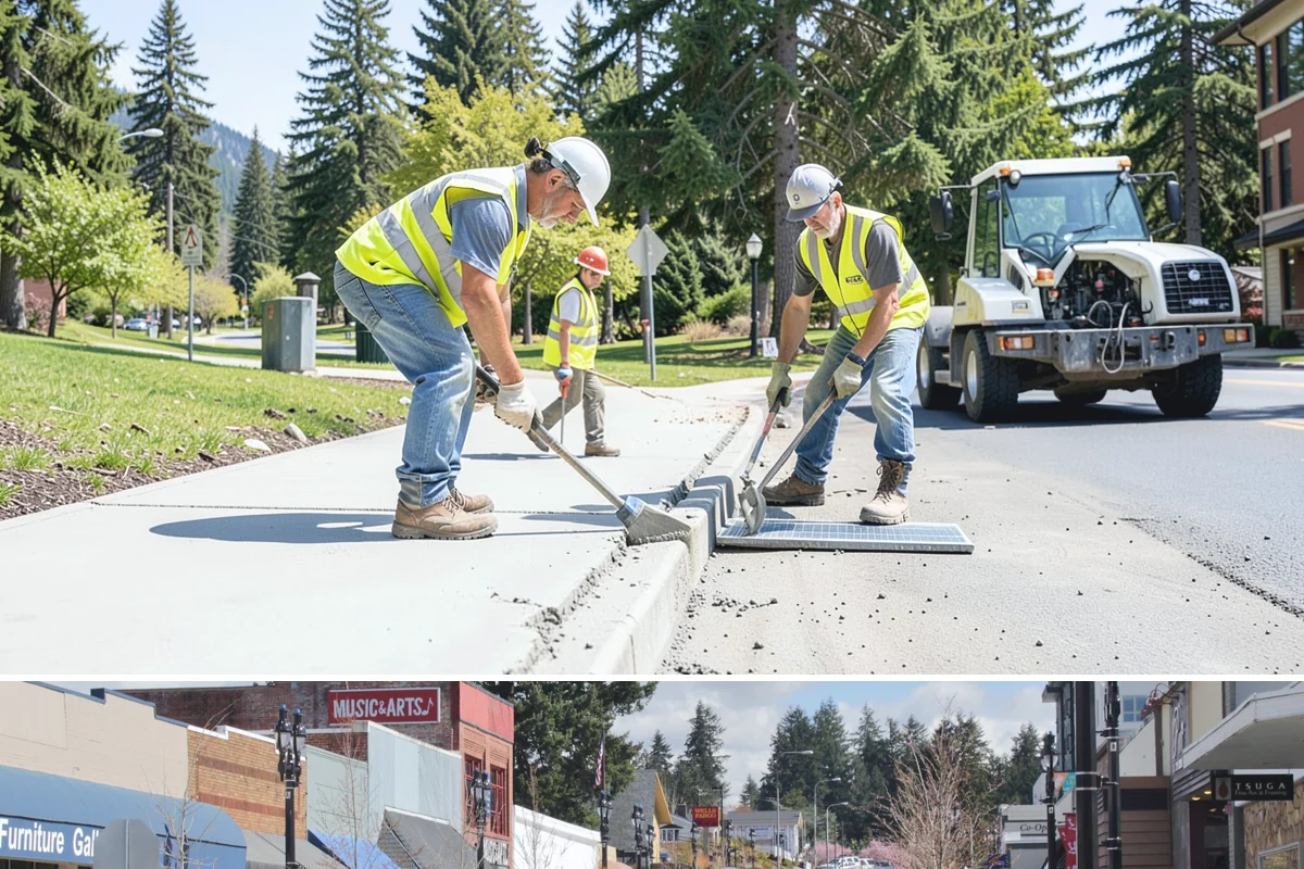 HOA Common Area Maintenance in Bothell, King County, WA - Mowing and bed detailing intensify from late spring through early fall, tapering to leaf cleanup as autumn arrives.