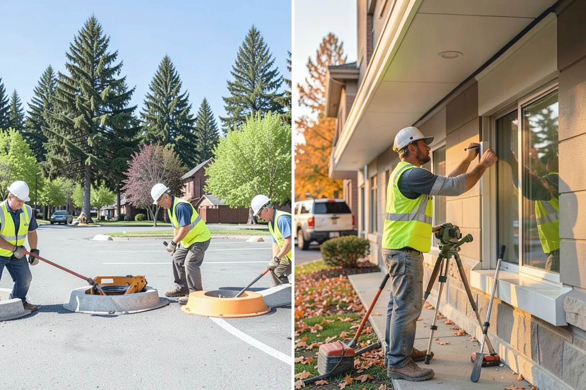 HOA Common Area Maintenance in Coupeville, Island County, WA - Tour the community with the board to define common-area boundaries