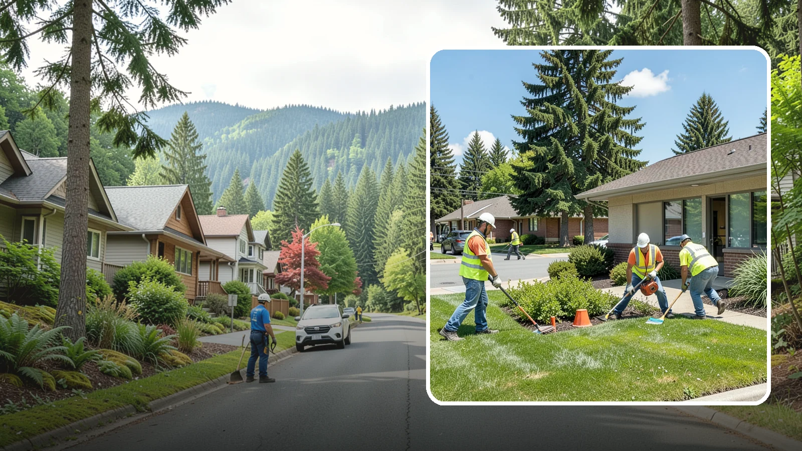 HOA Common Area Maintenance in Darrington, Snohomish County, WA - Common-area grounds maintenance for homeowners associations and residential communities throughout Western Washington.