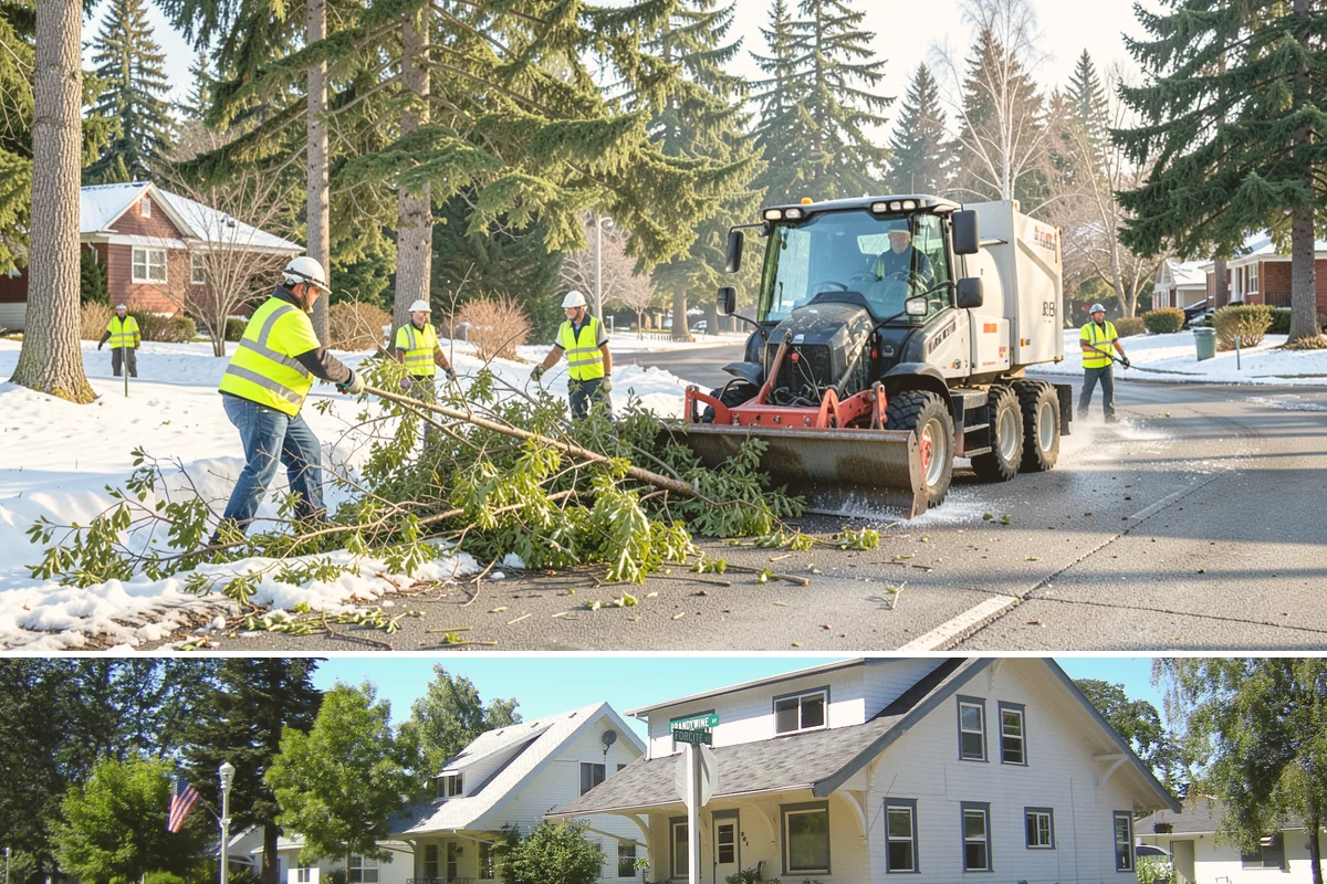 HOA Common Area Maintenance in DuPont, Pierce County, WA - Mowing and bed detailing intensify from late spring through early fall, tapering to leaf cleanup as autumn arrives.