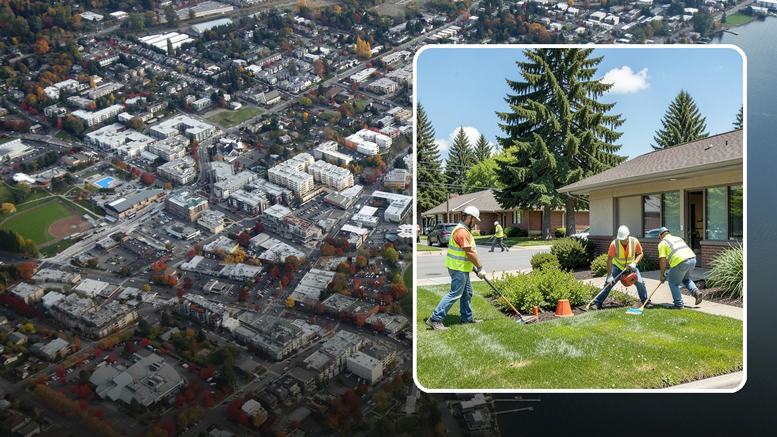 HOA Common Area Maintenance in Kirkland, King County, WA - Common-area grounds maintenance for homeowners associations and residential communities throughout Western Washington.