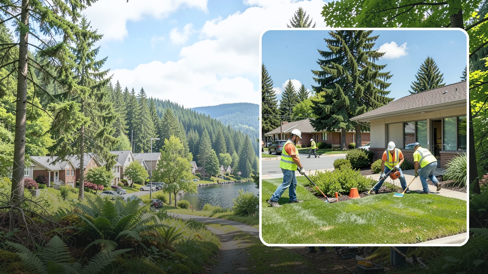 HOA Common Area Maintenance in Lake Forest Park, King County, WA - Common-area grounds maintenance for homeowners associations and residential communities throughout Western Washington.