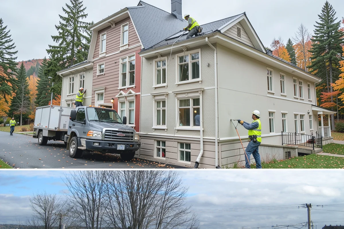 HOA Common Area Maintenance in Langley, Island County, WA - Mowing and bed detailing intensify from late spring through early fall, tapering to leaf cleanup as autumn arrives.