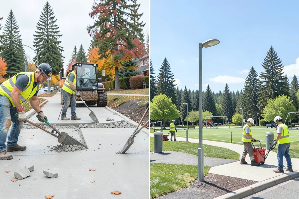 HOA Common Area Maintenance in Marysville, Snohomish County, WA - Tour the community with the board to define common-area boundaries