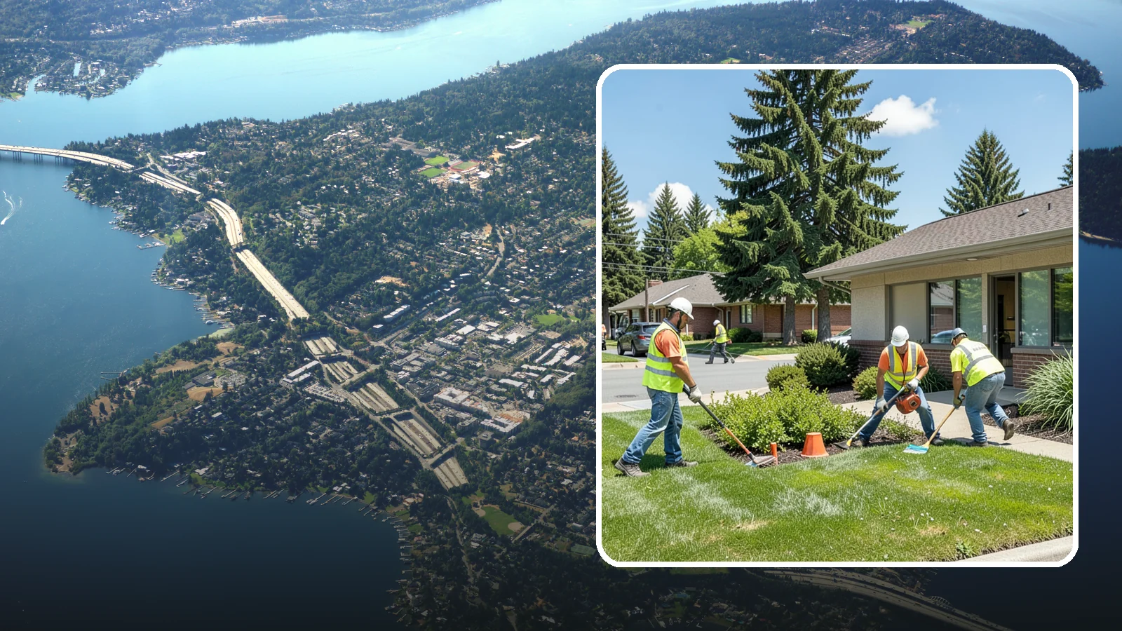 HOA Common Area Maintenance in Mercer Island, King County, WA - Common-area grounds maintenance for homeowners associations and residential communities throughout Western Washington.