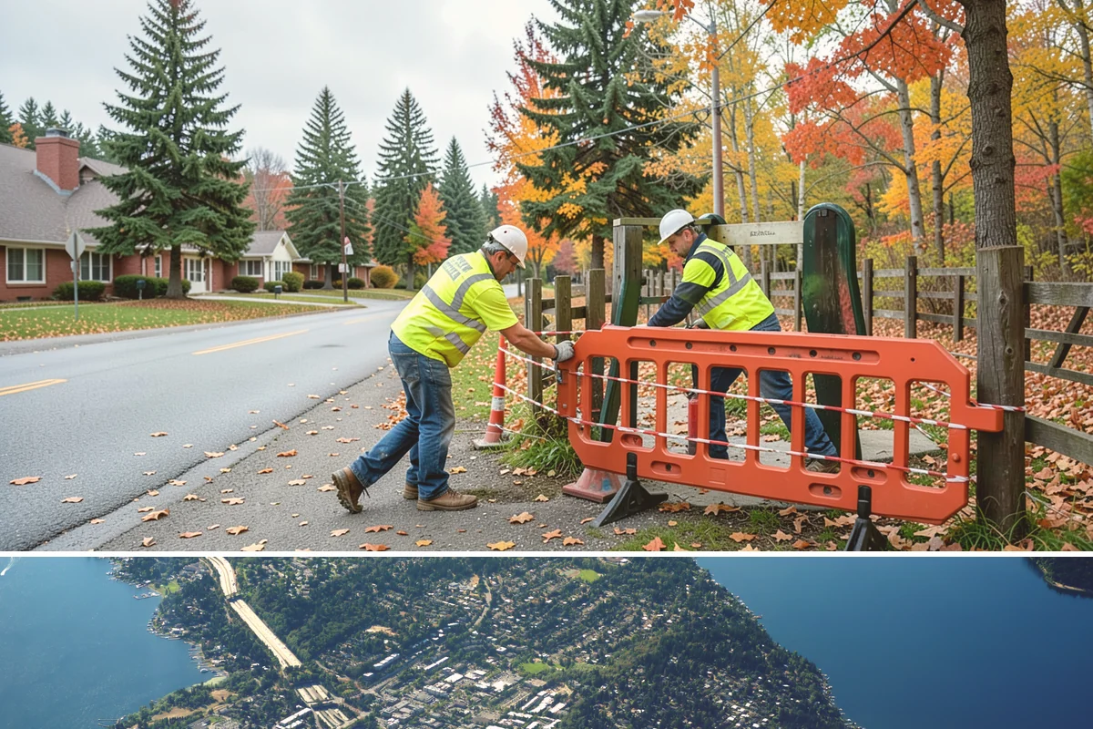 HOA Common Area Maintenance in Mercer Island, King County, WA - Mowing and bed detailing intensify from late spring through early fall, tapering to leaf cleanup as autumn arrives.
