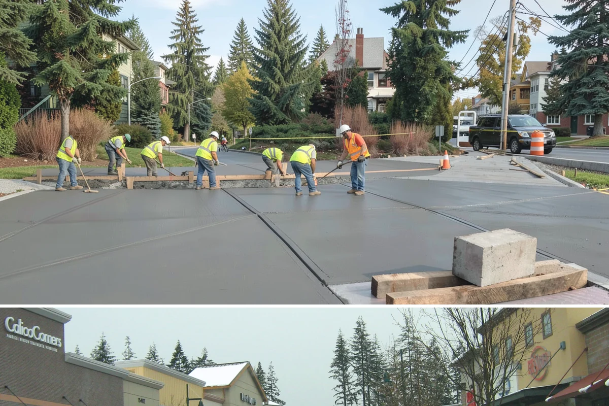 HOA Common Area Maintenance in Mill Creek, Snohomish County, WA - Mowing and bed detailing intensify from late spring through early fall, tapering to leaf cleanup as autumn arrives.