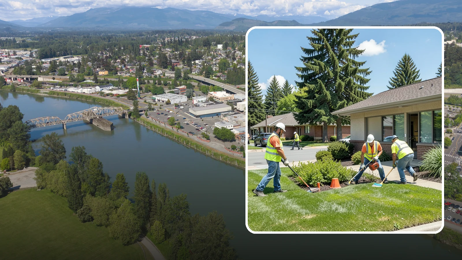 HOA Common Area Maintenance in Mount Vernon, Skagit County, WA - Common-area grounds maintenance for homeowners associations and residential communities throughout Western Washington.