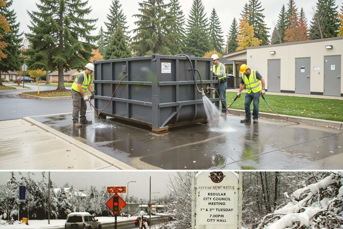 HOA Common Area Maintenance in Newcastle, King County, WA - Mowing and bed detailing intensify from late spring through early fall, tapering to leaf cleanup as autumn arrives.