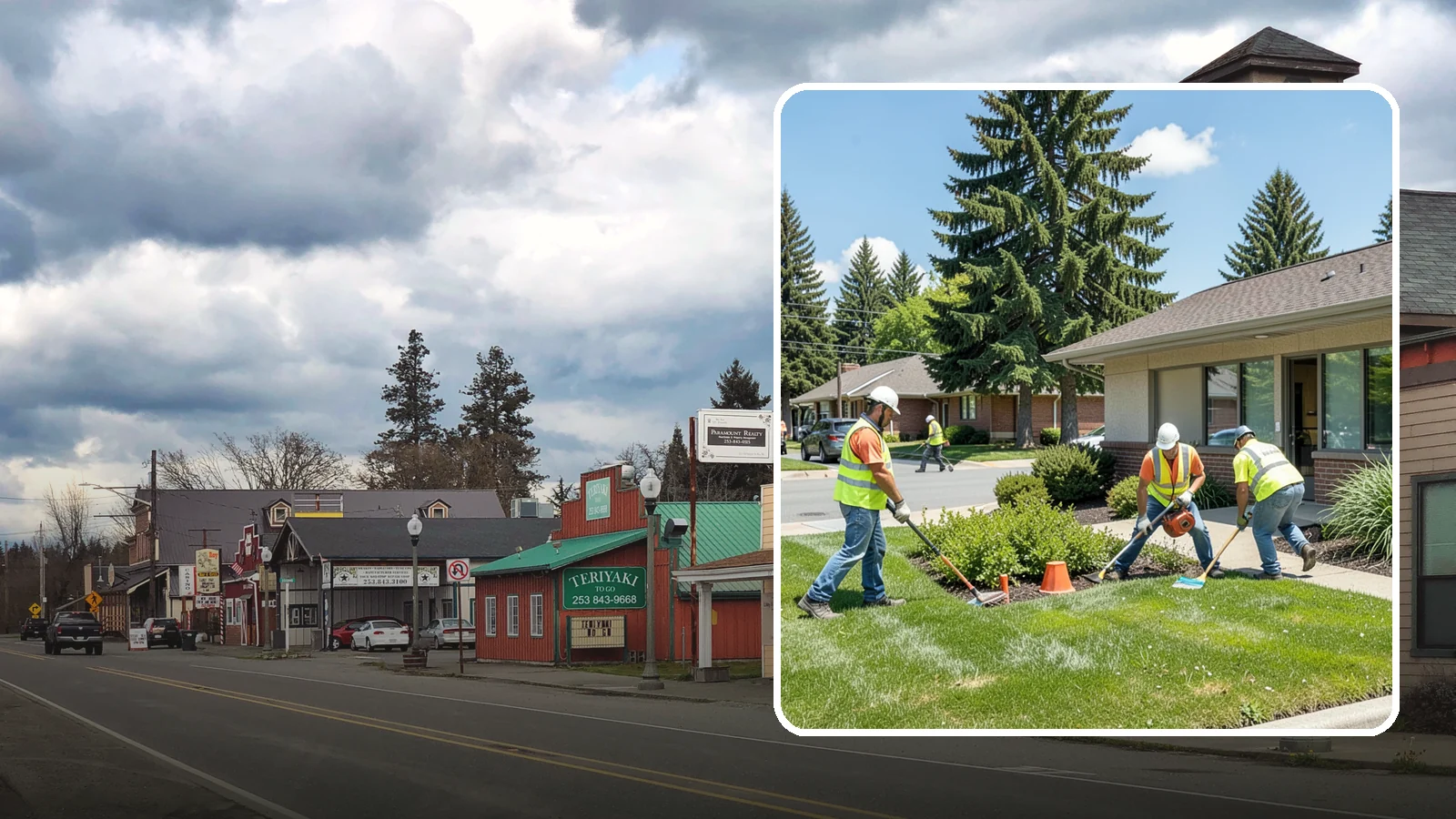 HOA Common Area Maintenance in Roy, Pierce County, WA - Common-area grounds maintenance for homeowners associations and residential communities throughout Western Washington.
