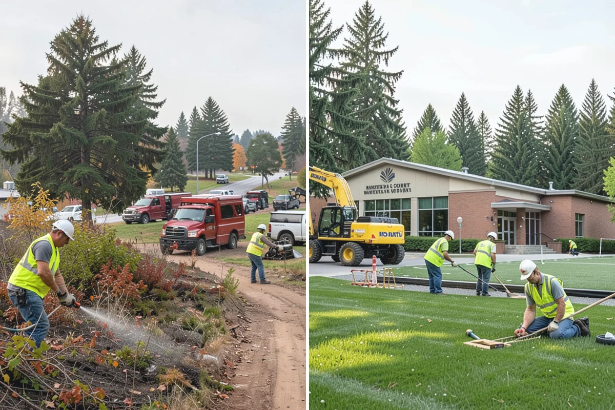 HOA Common Area Maintenance in Roy, Pierce County, WA - Tour the community with the board to define common-area boundaries