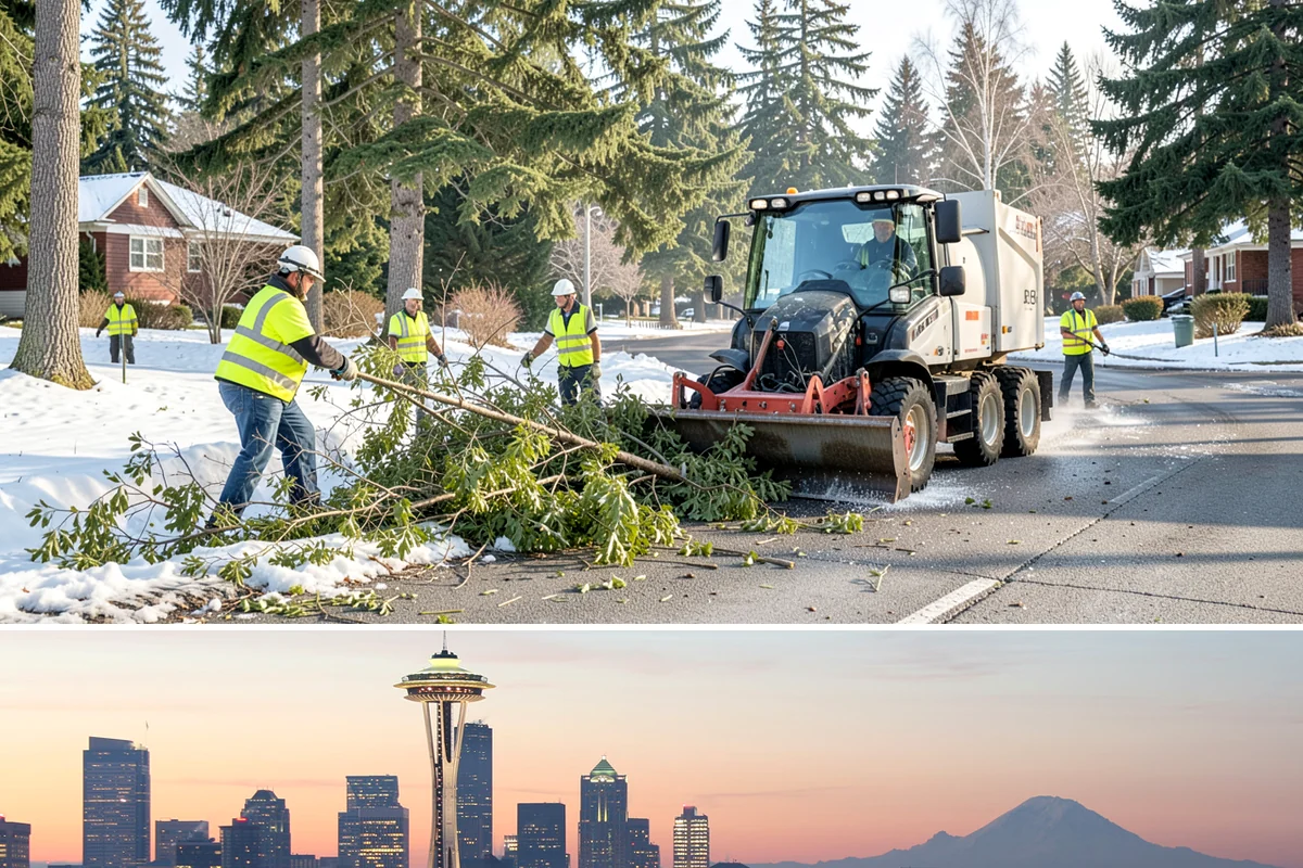 HOA Common Area Maintenance in Seattle, King County, WA - Mowing and bed detailing intensify from late spring through early fall, tapering to leaf cleanup as autumn arrives.
