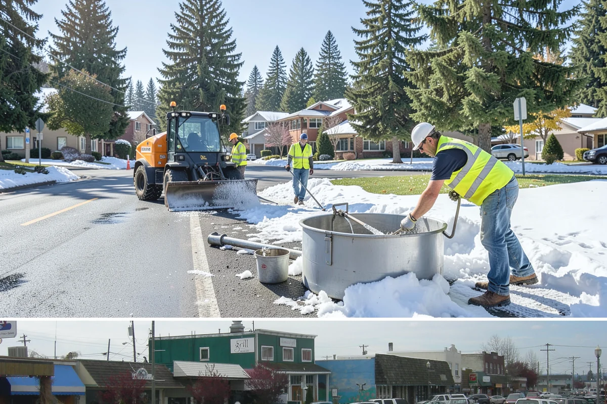 HOA Common Area Maintenance in Stanwood, Snohomish County, WA - Mowing and bed detailing intensify from late spring through early fall, tapering to leaf cleanup as autumn arrives.