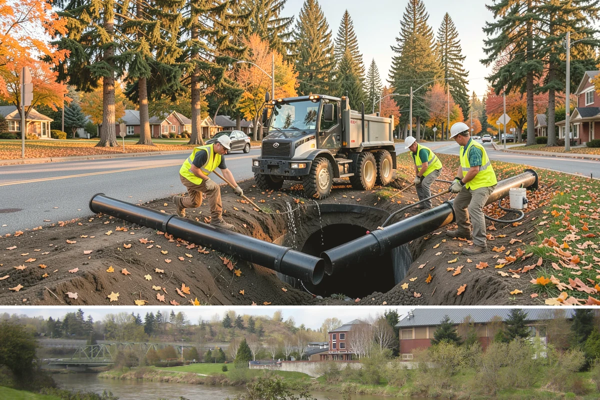 HOA Common Area Maintenance in Tukwila, King County, WA - Mowing and bed detailing intensify from late spring through early fall, tapering to leaf cleanup as autumn arrives.
