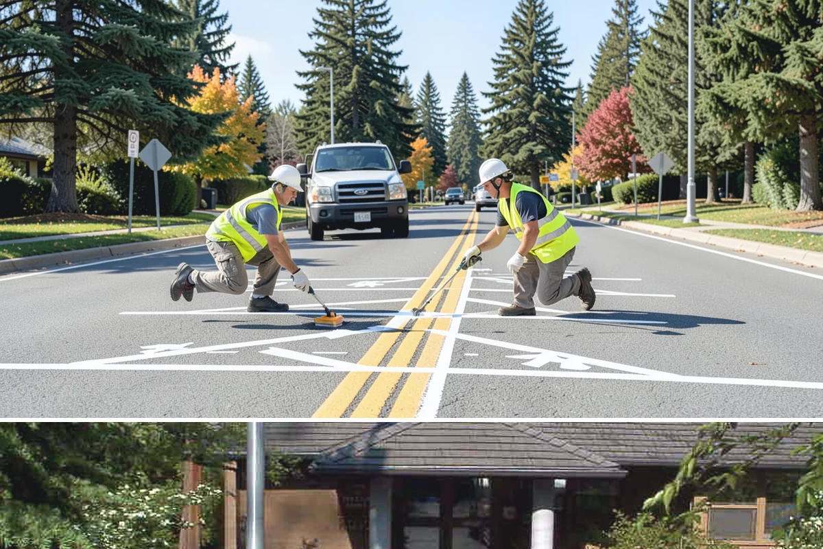 HOA Common Area Maintenance in Yarrow Point, King County, WA - Mowing and bed detailing intensify from late spring through early fall, tapering to leaf cleanup as autumn arrives.