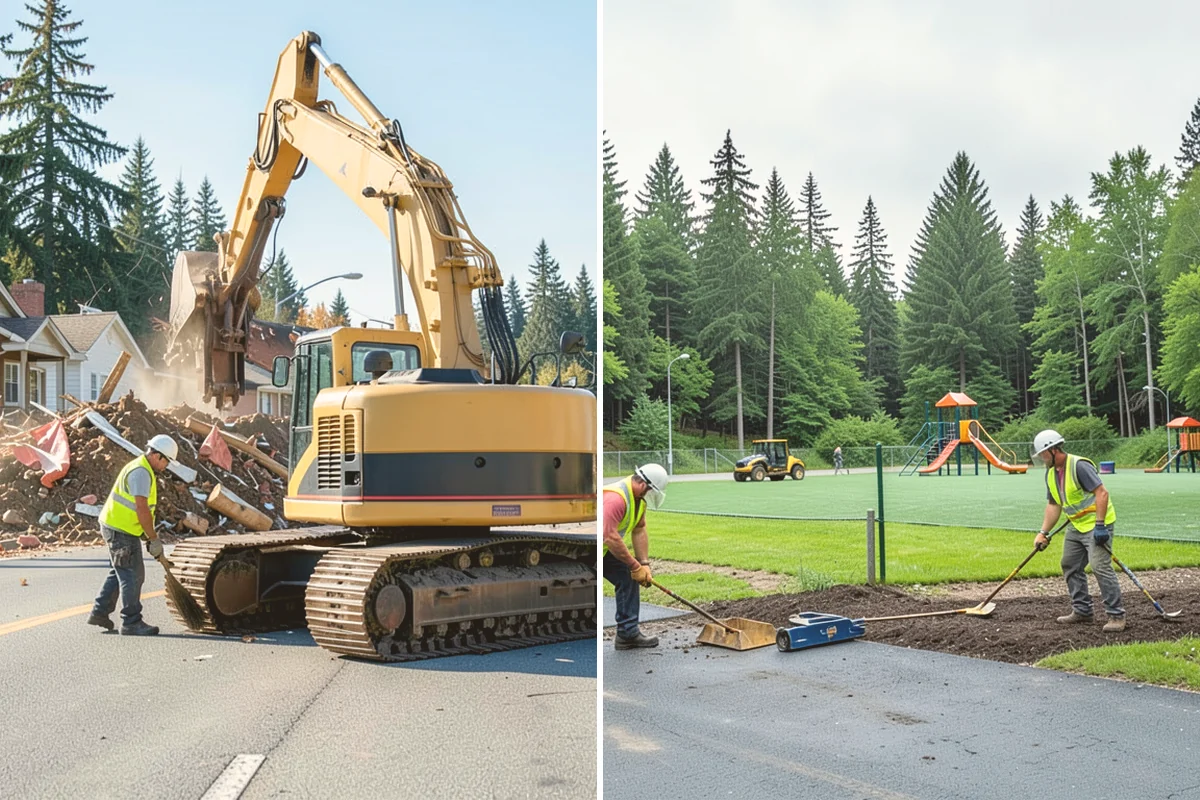 Holiday Lighting Installation in Bellevue, King County, WA - Plan the display layout and power requirements with city staff