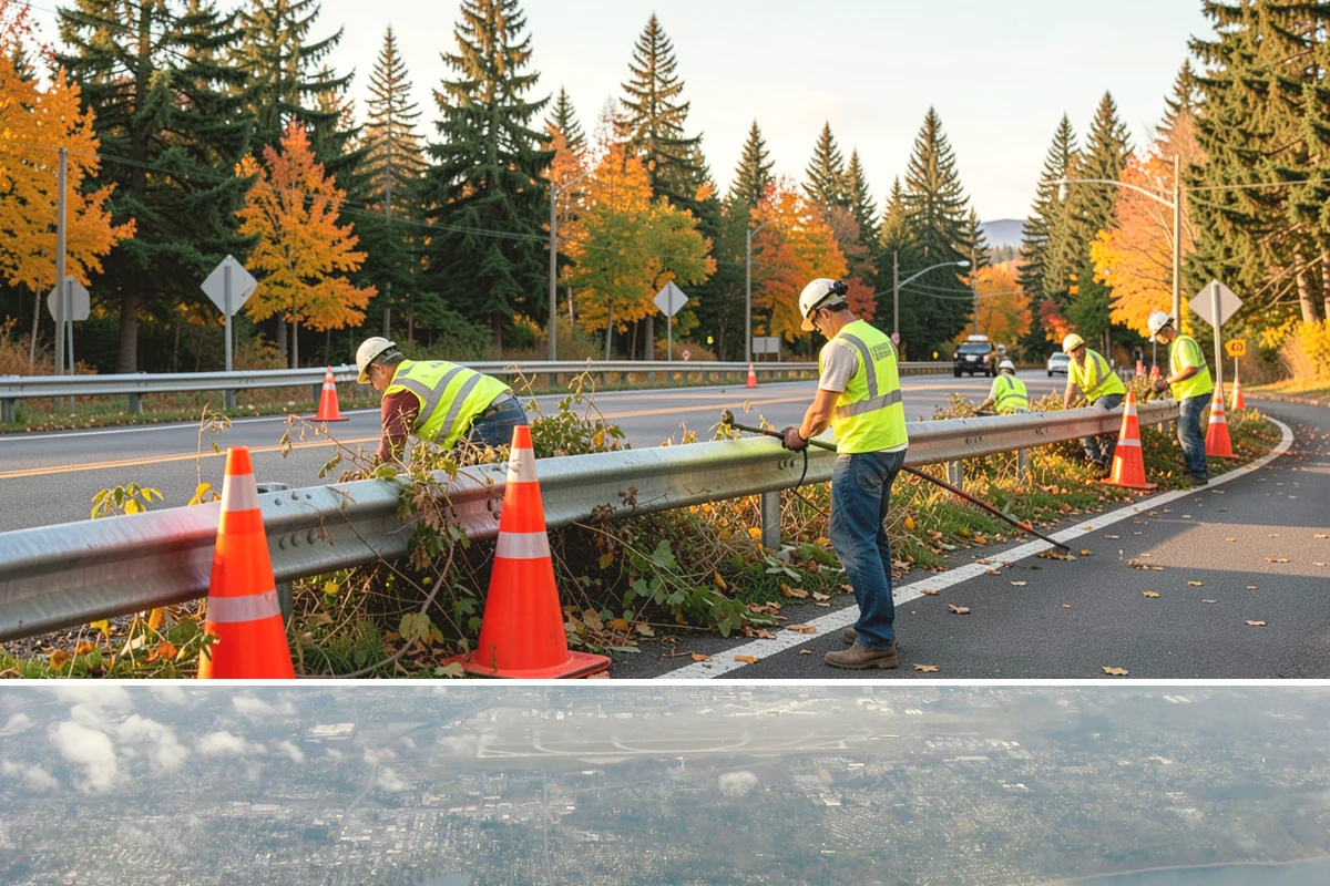 Holiday Lighting Installation in Burien, King County, WA - Installations run from early November so displays are lit for the day-after-Thanksgiving season opening.