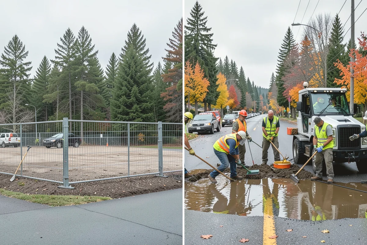 Holiday Lighting Installation in Burlington, Skagit County, WA - Plan the display layout and power requirements with city staff