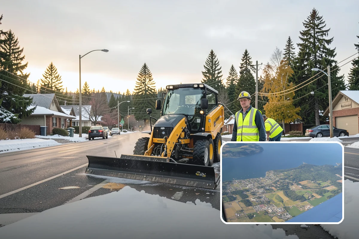 Holiday Lighting Installation in Coupeville, Island County, WA - Commercial-grade materials rated for wet winters