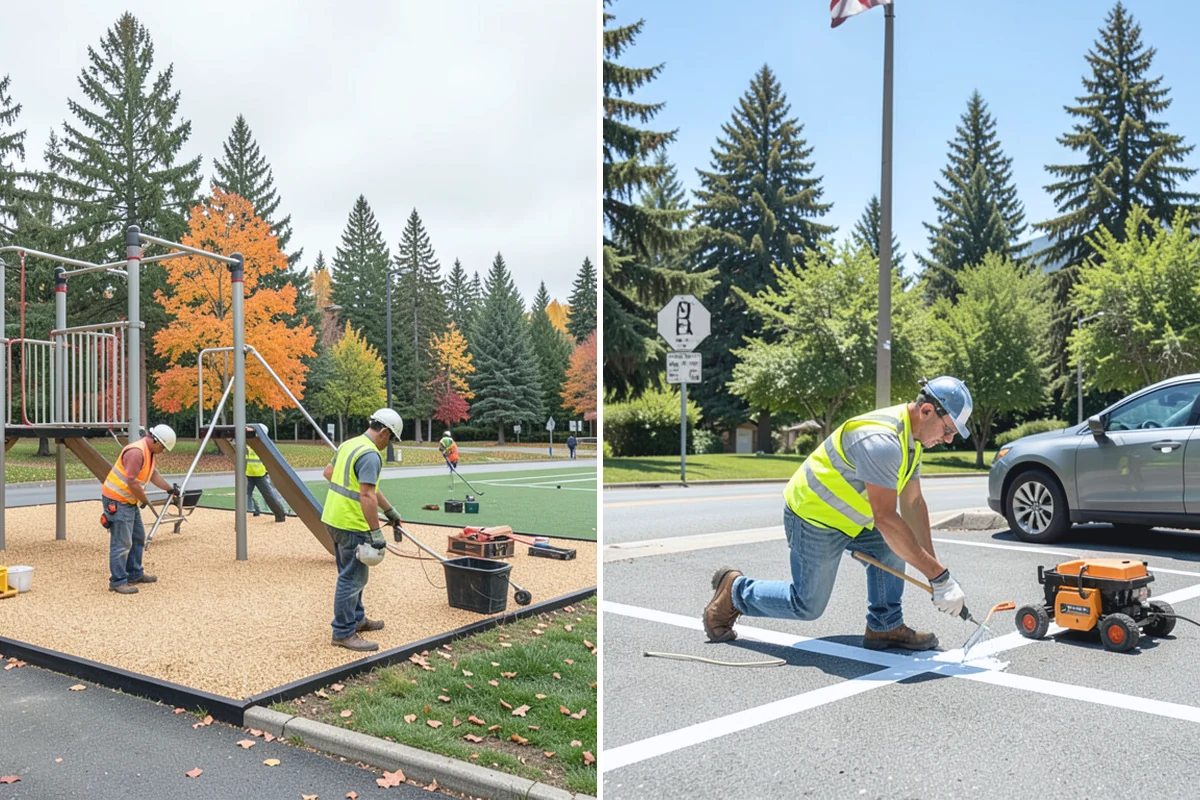 Holiday Lighting Installation in Coupeville, Island County, WA - Plan the display layout and power requirements with city staff