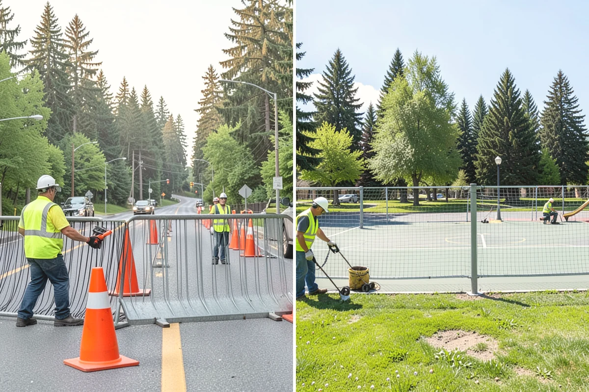 Holiday Lighting Installation in Covington, King County, WA - Plan the display layout and power requirements with city staff