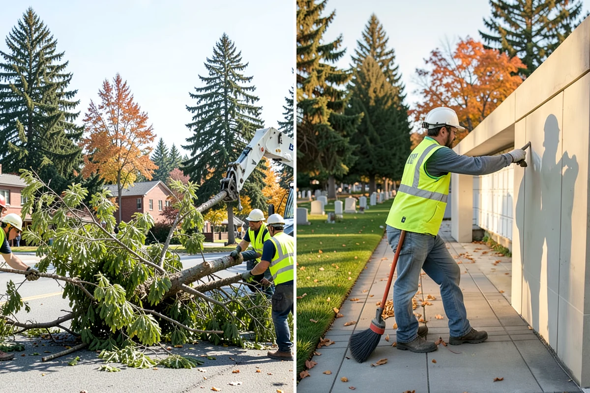 Holiday Lighting Installation in DuPont, Pierce County, WA - Plan the display layout and power requirements with city staff