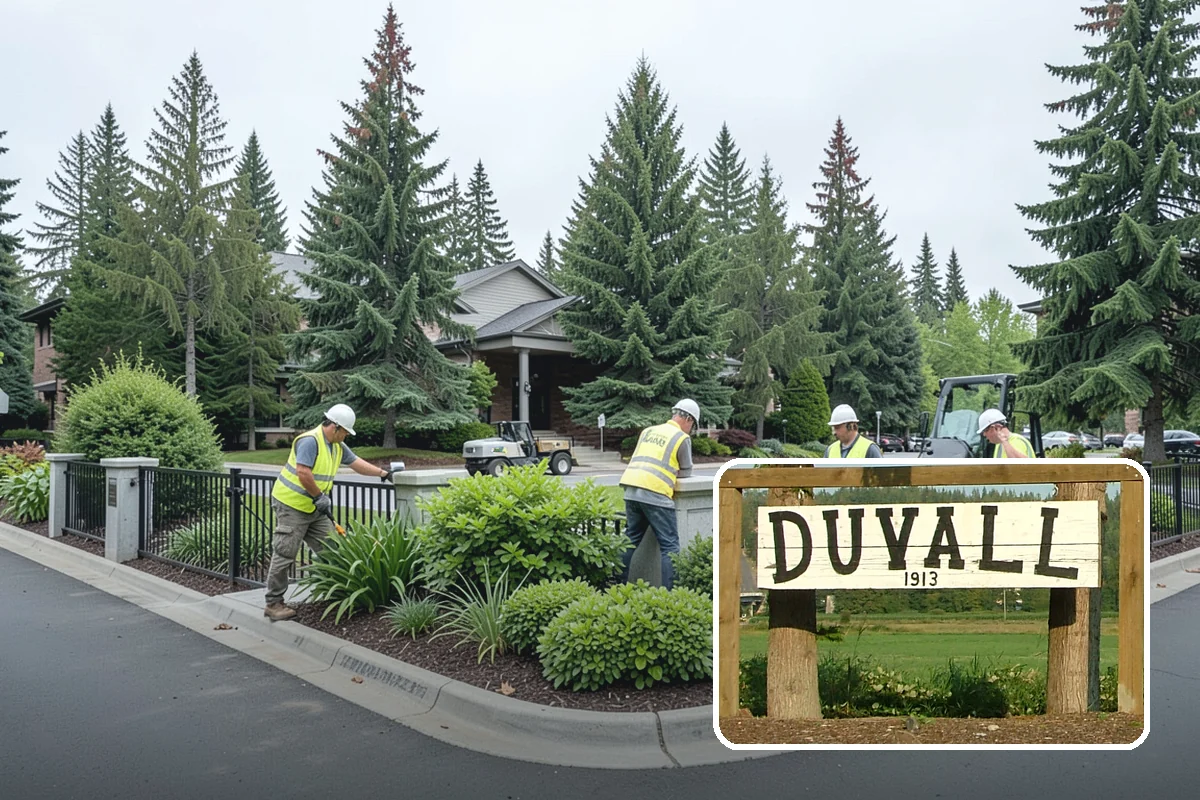 Holiday Lighting Installation in Duvall, King County, WA - Commercial-grade materials rated for wet winters