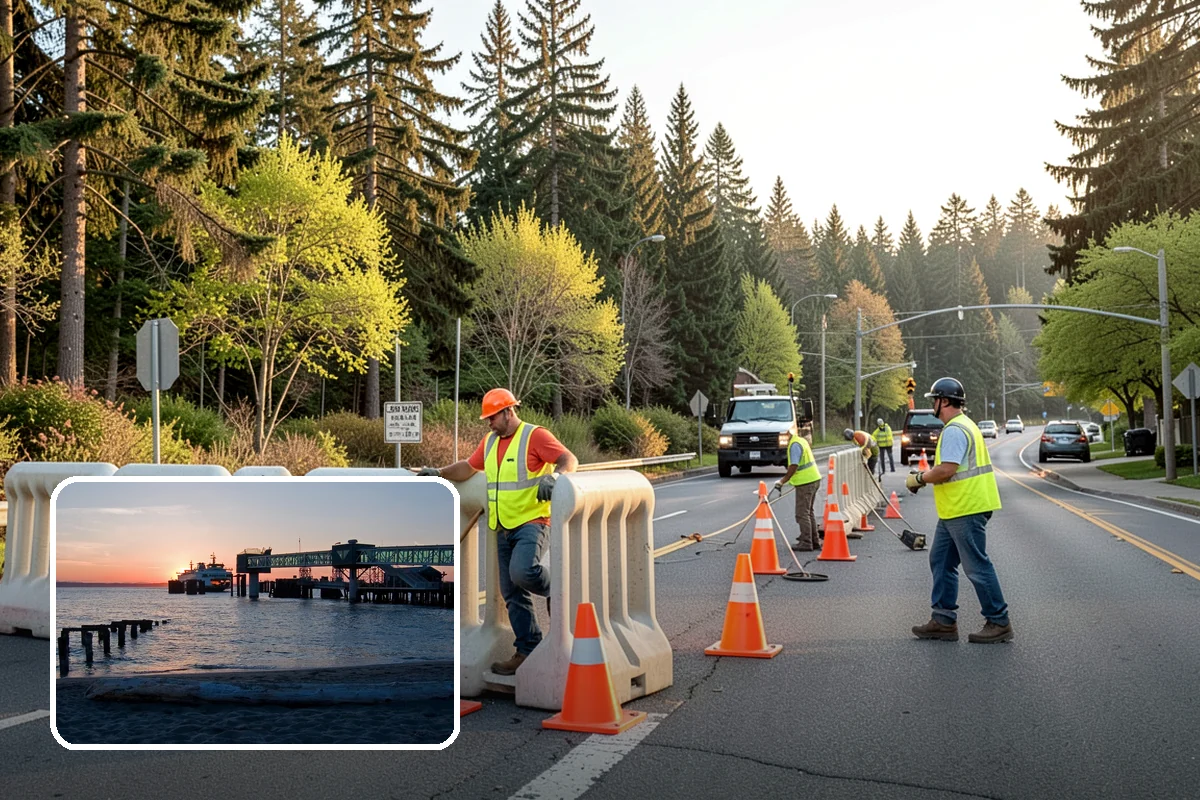Holiday Lighting Installation in Edmonds, Snohomish County, WA - Commercial-grade materials rated for wet winters
