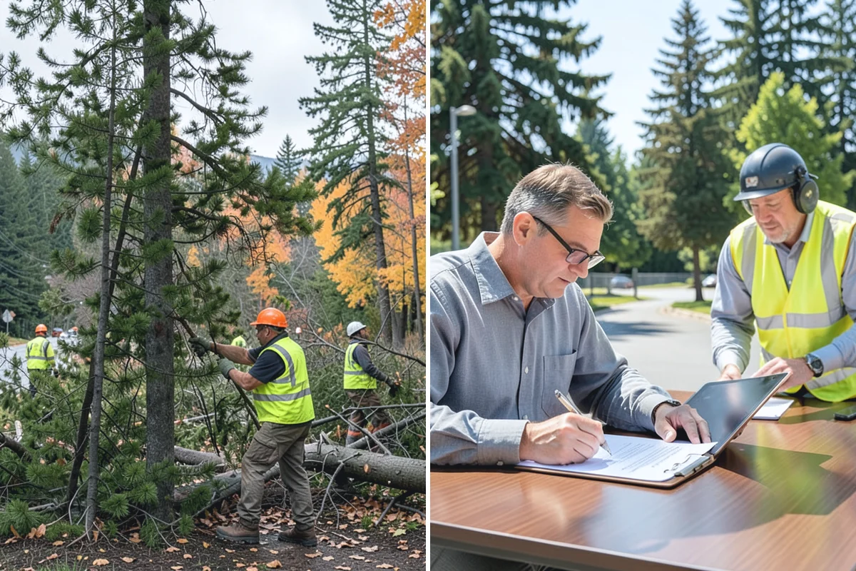 Holiday Lighting Installation in Granite Falls, Snohomish County, WA - Plan the display layout and power requirements with city staff