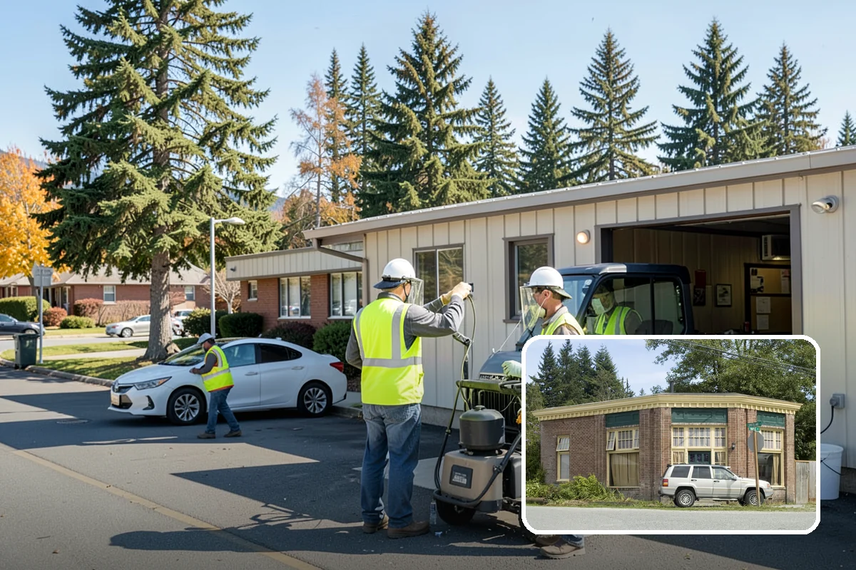 Holiday Lighting Installation in Hamilton, Skagit County, WA - Commercial-grade materials rated for wet winters