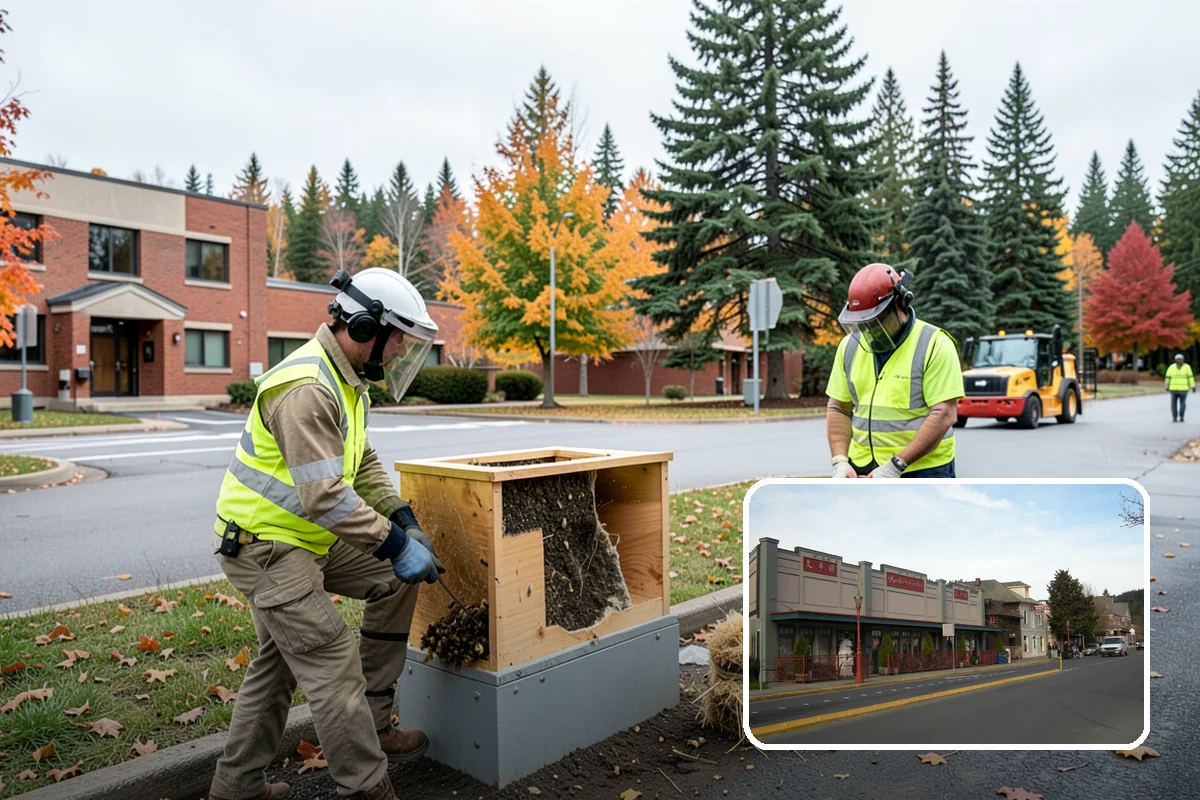 Holiday Lighting Installation in Issaquah, King County, WA - Commercial-grade materials rated for wet winters