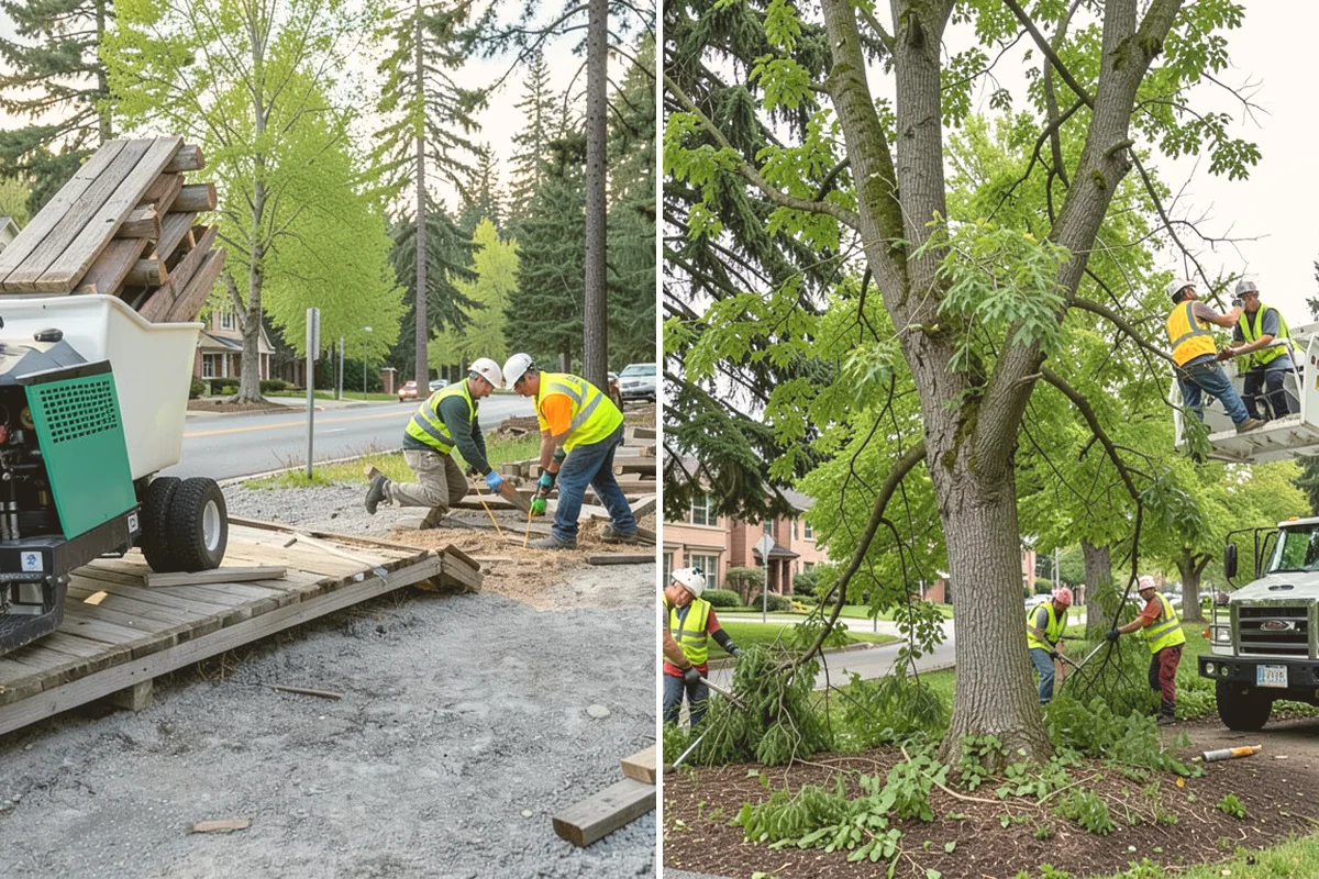 Holiday Lighting Installation in Kirkland, King County, WA - Plan the display layout and power requirements with city staff