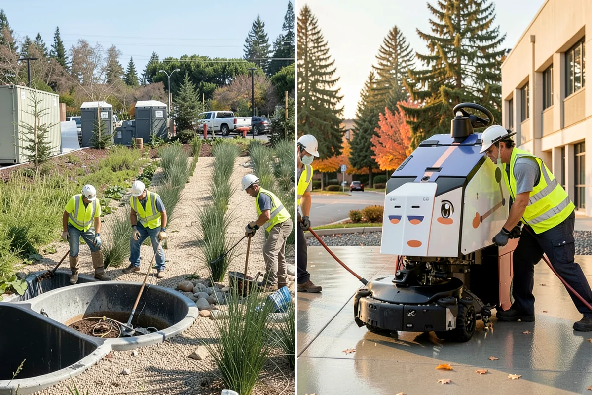 Holiday Lighting Installation in Lake Forest Park, King County, WA - Plan the display layout and power requirements with city staff