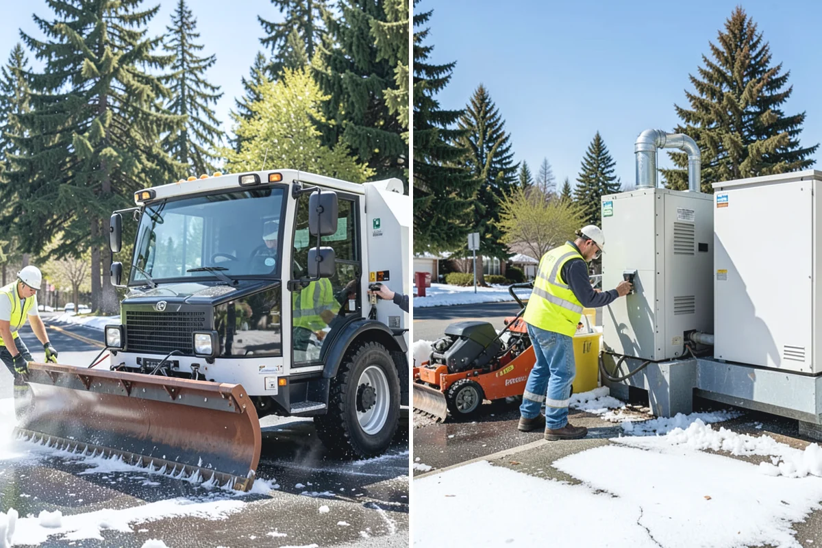 Holiday Lighting Installation in Marysville, Snohomish County, WA - Plan the display layout and power requirements with city staff