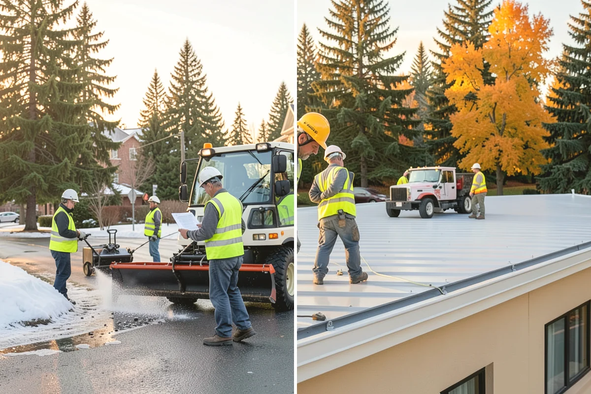Holiday Lighting Installation in Mercer Island, King County, WA - Plan the display layout and power requirements with city staff