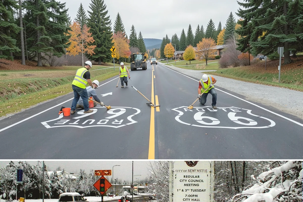 Holiday Lighting Installation in Newcastle, King County, WA - Installations run from early November so displays are lit for the day-after-Thanksgiving season opening.