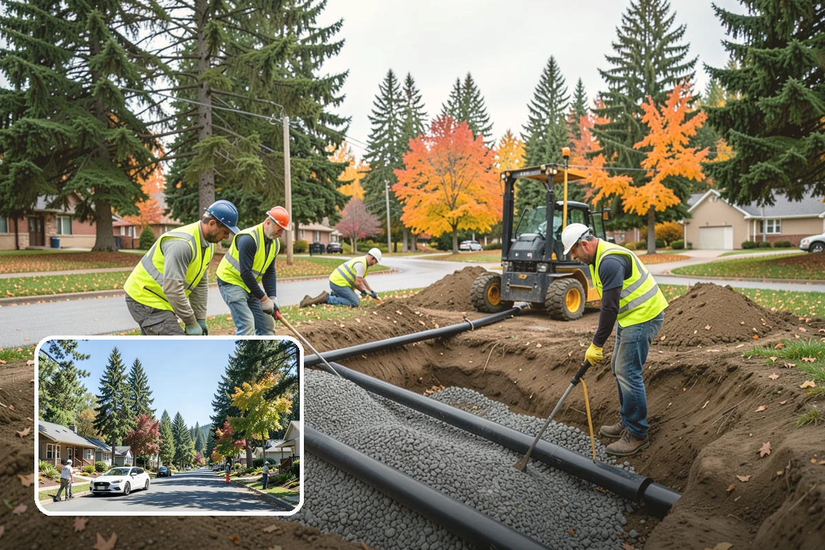 Holiday Lighting Installation in Orting, Pierce County, WA - Commercial-grade materials rated for wet winters