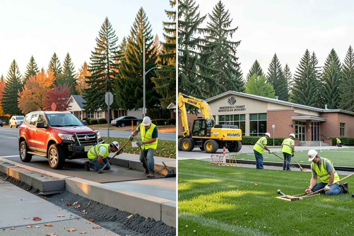 Holiday Lighting Installation in Sedro-Woolley, Skagit County, WA - Plan the display layout and power requirements with city staff