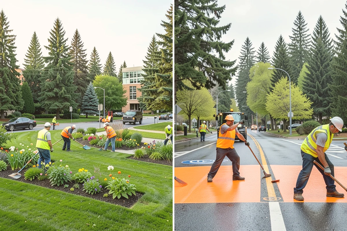 Holiday Lighting Installation in Snohomish, Snohomish County, WA - Plan the display layout and power requirements with city staff